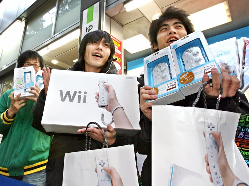 Nintendo released its highly anticipated - and soon to be massively popular - new console the Wii in the run up to Christmas 2006. Demand was so high that not only was it a struggle to get one at launch, it was still hard to get one a year later for Christmas 2007.