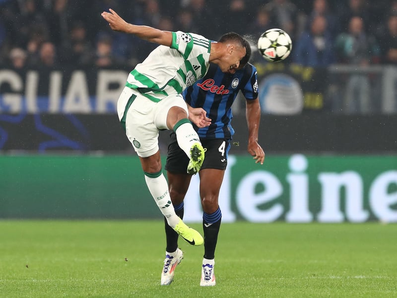 Had the unenviable task of trying to retain the ball in the rare moments Celtic sprung out of their own half. Largely kept quiet by Atalanta's main centre-half Isak Hien. Replaced by Kyogo Furuhashi on 68 minutes. 5