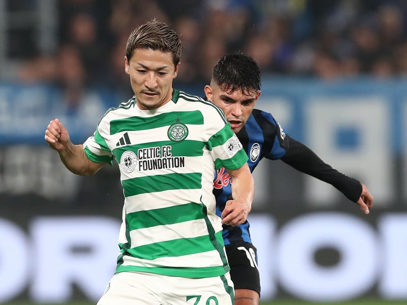 For the second game in succession, the Japanese speedster was a diminished force out wide, playing on the periphery of Celtic's attack. Worked hard as always, but never had an opportunity to stretch his legs. Replaced by Luis Palma with 15 minutes remaining. 5