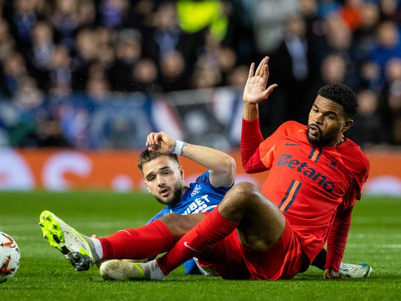 A real buzzbomb in midfield and looked much more like the player Rangers fans hoped they had signed when Michael Beale expressed excitement at his arrival from Standard Liege in January 2023. Displayed quality on the ball, but much of his best work was done off it by closing down opponents and winning back possession. 9