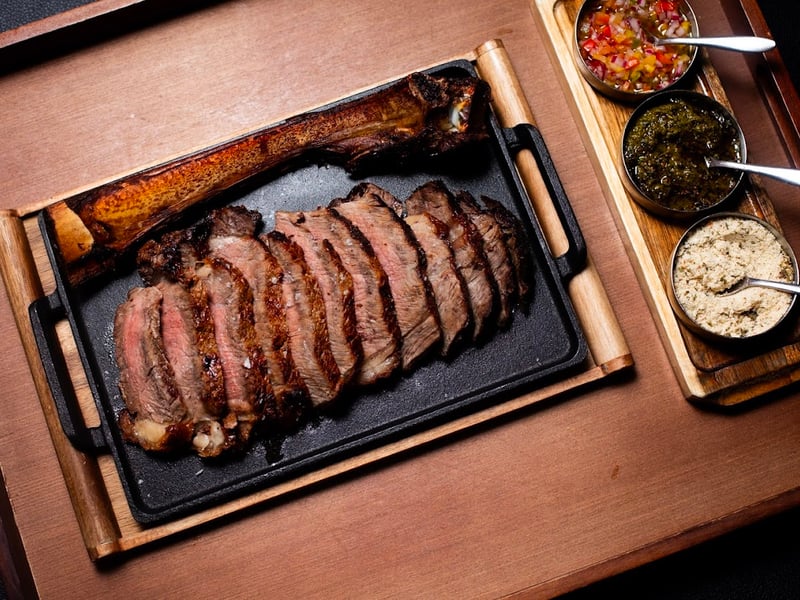 Fazenda Rodizio Bar & Grill in Granary Wharf has a 4.6* rating from 4,771 reviews. A Tripadvisor reviewer said: “Such lovely service, kindness and great quality food. Everyone we interacted with was warm, friendly and knowledgeable. We really enjoyed our late lunch/family catch up. Look forward to the next time.”