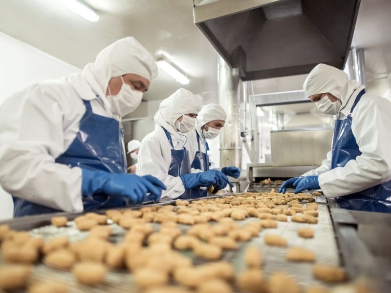 Manufacturing – Food, Beverages and Tobacco takes tenth place with average weekly earnings of £660. Brewmaster, food scientist, and machine operator are some of the jobs available in this industry. 