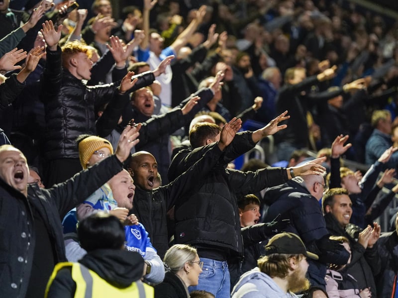 Pompey fans backed their team as ever in the fight for Championship survival, as 20,262 turned out for the clash with Sheffield Wednesday.