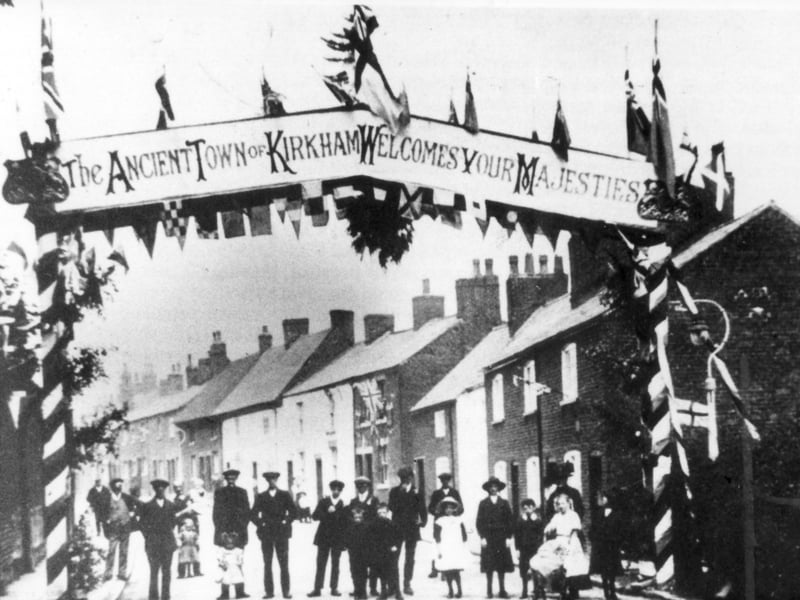 Kirkham prepares for a royal visit, pre First World War