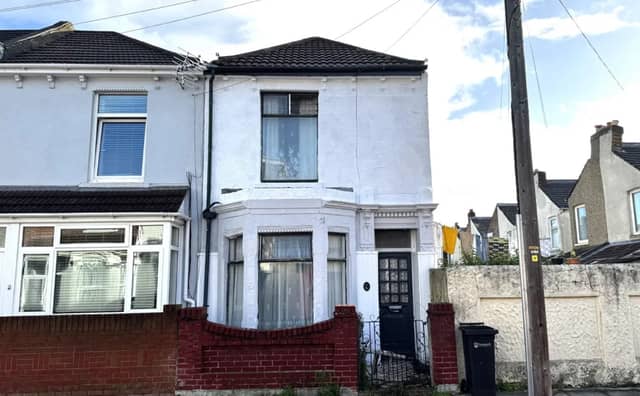 This three bedroom home is due to be auctioned off with a guide price of £90,000.