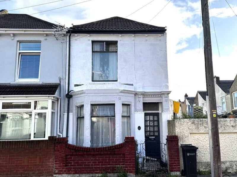 This three bedroom home is due to be auctioned off with a guide price of £90,000. 