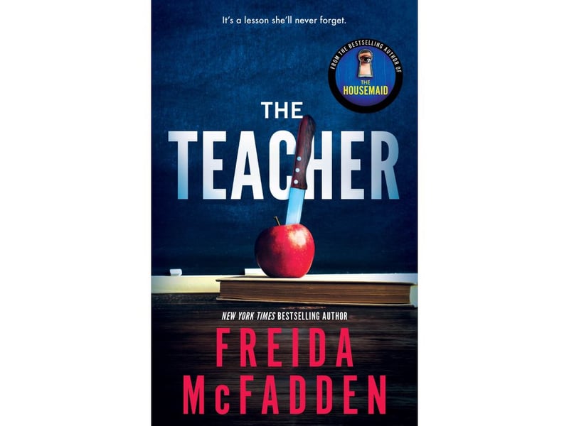 Completing the top five most popular books of 2024 is 'The Teacher' by American author and doctor Freida McFadden. "Eve has a good life. She wakes up each day, kisses her husband Nate, and heads off to teach math at the local high school. All is as it should be. Except… Last year, Caseham High was rocked by a scandal involving a student-teacher affair, with one student, Addie, at its center. But Eve knows there is far more to these ugly rumors than meets the eye. Addie can’t be trusted. She lies. She hurts people. She destroys lives. At least, that’s what everyone says. But nobody knows the real Addie. Nobody knows the secrets that could destroy her. And Addie will do anything to keep it quiet…"