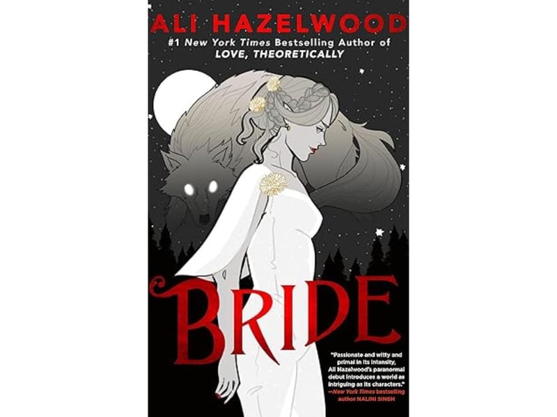 Ali Hazelwood's supernatural romance 'Bride' is seventh, with 717,000 shelvings. "Misery Lark, the only daughter of the most powerful Vampyre councilman of the Southwest, is an outcast—again. Her days of living in anonymity among the Humans are over: she has been called upon to uphold a historic peacekeeping alliance between the Vampyres and their mortal enemies, the Weres, and she sees little choice but to surrender herself in the exchange—again. Weres are ruthless and unpredictable, and their Alpha, Lowe Moreland, is no exception. He rules his pack with absolute authority, but not without justice. And, unlike the Vampyre Council, not without feeling. It’s clear from the way he tracks Misery’s every movement that he doesn’t trust her. If only he knew how right he was. Because Misery has her own reasons to agree to this marriage of convenience, reasons that have nothing to do with politics or alliances, and everything to do with the only thing she's ever cared about. And she is willing to do whatever it takes to get back what’s hers, even if it means a life alone in Were territory…alone with the wolf."