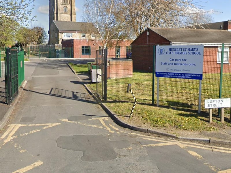 St Mary’s CofE Primary Academy, located on Church Street, Hunslet, scored an overall rating of 'Well Below Average' and an average KS2 score of 102.