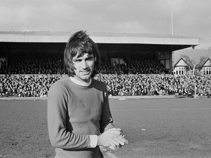 The Northern Ireland football icon beat off Manchester United team-mate Bobby Charlton to the award in 1969.