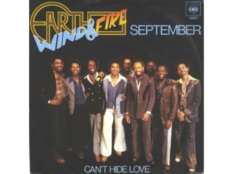 September by Earth, Wind & Fire is in fifth place, appearing in 18.45% of wedding-themed playlists on Spotify. According to the study, the song has a total number of 369 appearances, with 94 of these appearances being under the category “Wedding dancefloor.” 