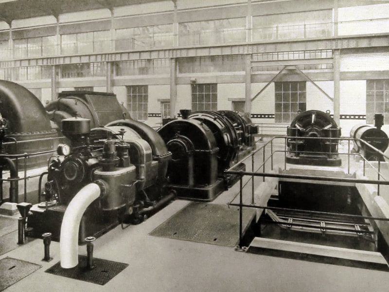 New Power Station, Penwortham 1924
