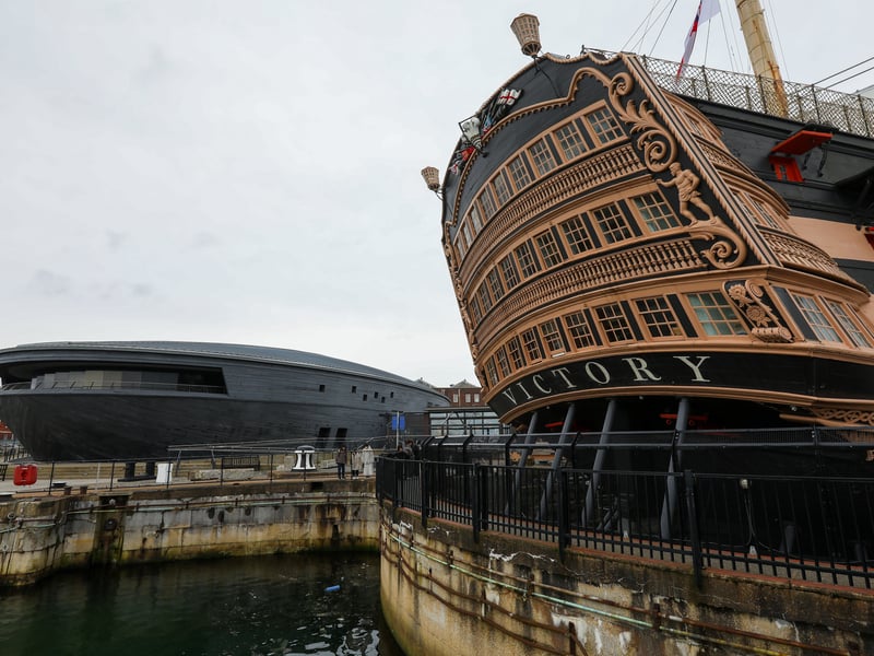 While Southampton's Bargate is practically all that's left of their city's history, Portsmouth has the entirety of Old Portsmouth to look back on, with even more rich history at places like the Historic Dockyard.