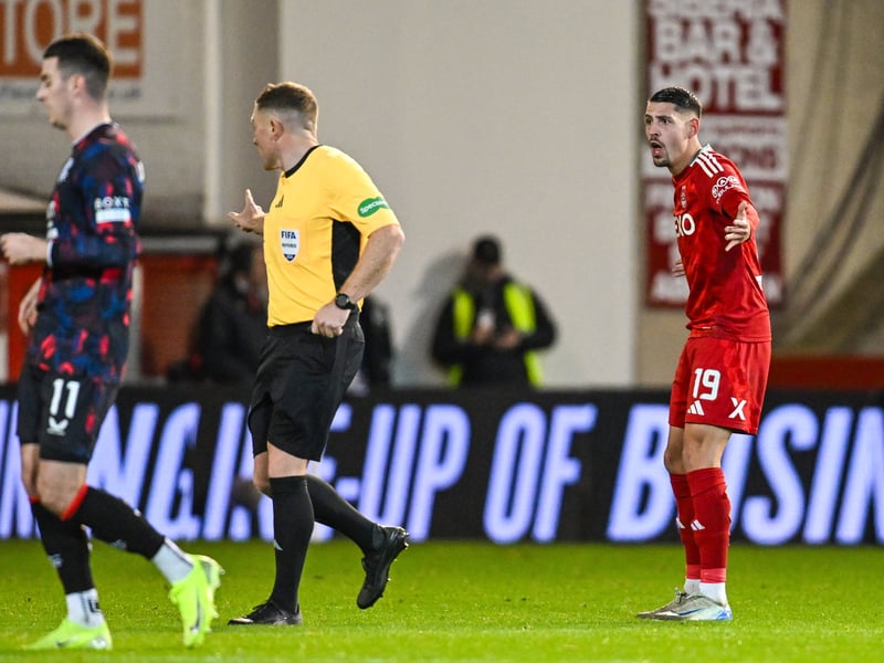 A leg injury has ended the striker's season prematuely.