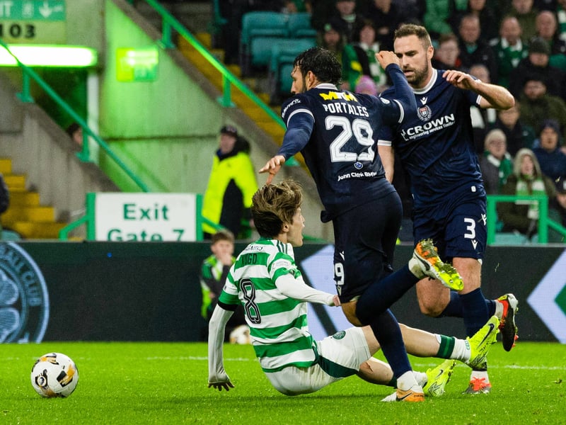 The Dundee defender has been out for several weeks with a hamstring injury, but was an unused substitute at the weekend and could return to the starting XI at Celtic Park.