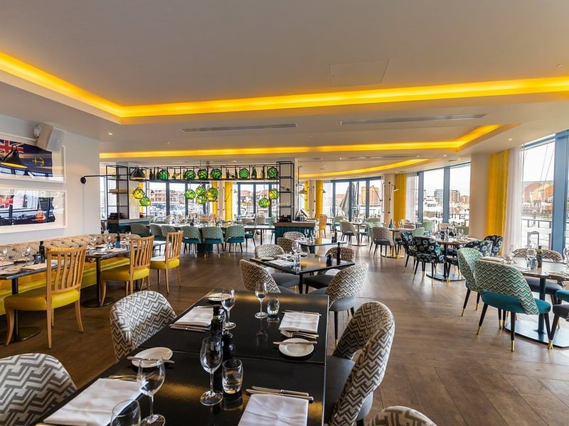 The Jetty in Southampton has two AA rosettes. An AA inspector said: "Classy marina setting for stylish modern dishes."