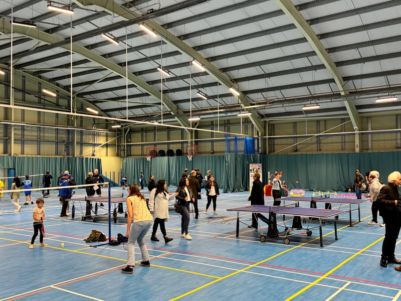 A new multi-sport facility, which was formally a tennis centre, has officially opened and been renamed Tom Prince Sports Centre, after a former Priory School student, Tom Prince, a lively and loving boy who passed away the day before his 16th birthday following a diagnosis of the rare bone cancer, osteosarcoma.

Pictured: The officially opening and renaming of the Tom Prince Sports Centre