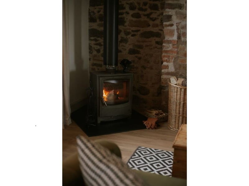 There's a log burner to keep things cozy in the coldest of weather.