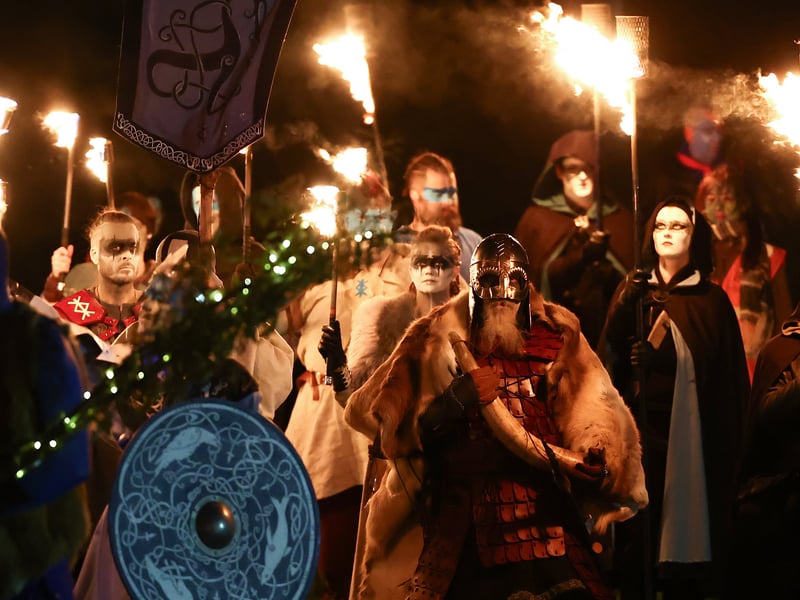 The procession is overseen by Cailleach, a Celtic representation of the Goddess, or Divine Hag, who ultimately decides each King’s fate and ushers in the looming, colder months.