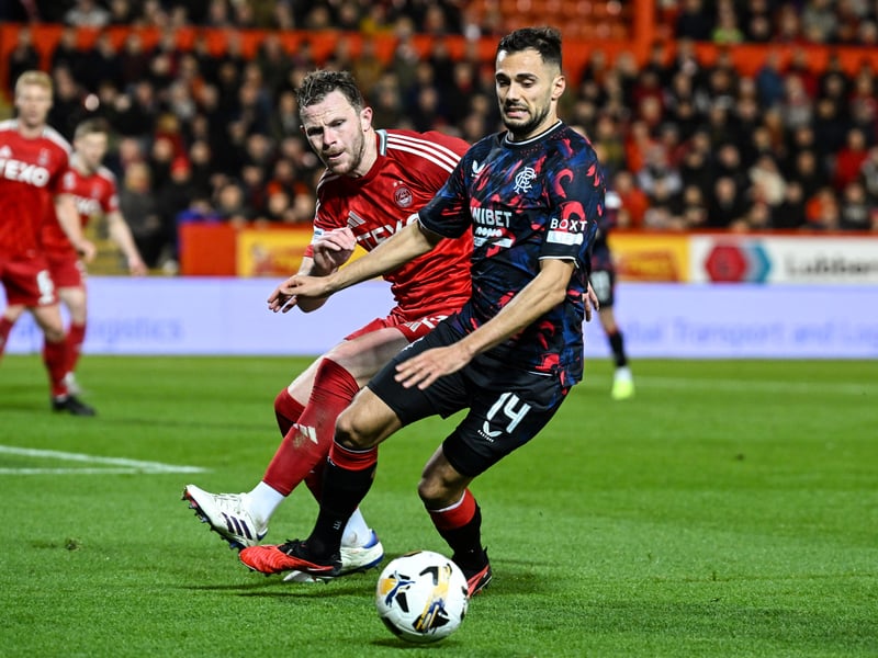While there's still a long way to go to determine whether the Albanian has been a successful signing by Rangers, Bajrami has started his Ibrox career reasonably well. His goal at Aberdeen showed he can provide some individual brilliance and made it three goal contributions from his first 10 appearances. A decent start. 6/10