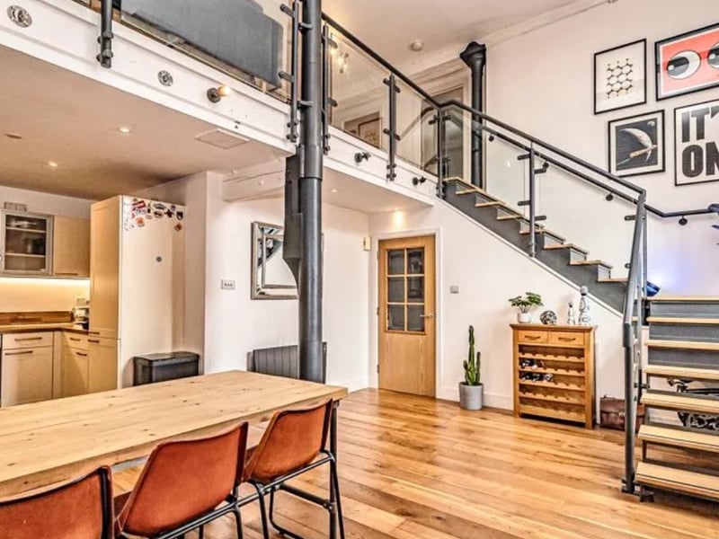 The listing says: "The Vulcan Building, Grade II listed, Built around 1812, this iconic former armoury, blends historical charm with modern flair in the heart of the vibrant Gunwharf Quays marina complex."