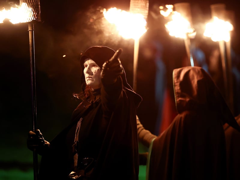 The annual event is organised by the Beltane Fire Society.