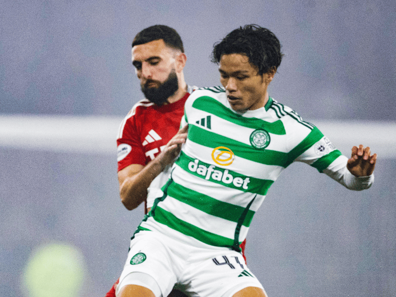 Enjoyed a good battle with Graeme Shinnie originally, but once the first goal went in, Hatate strolled through the rest of the evening as Celtic dominated.