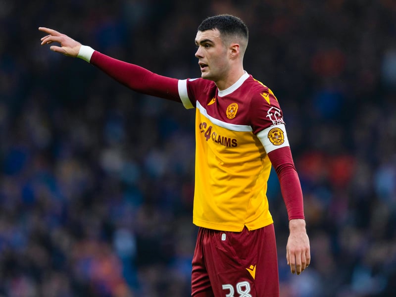 Says it all that the 18-year-old was entrusted with the captain's armband in a Hampden semi-final. Produced a couple of glorious forward passes but is normally better from set pieces. Outshone by Barron on this occasion - 6