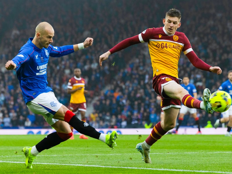 Put in a terrific cross for Motherwell's opener but his afternoon was cut short after picking up a booking for catching Connor Barron with a flailing arm and he was promptly replaced - 6