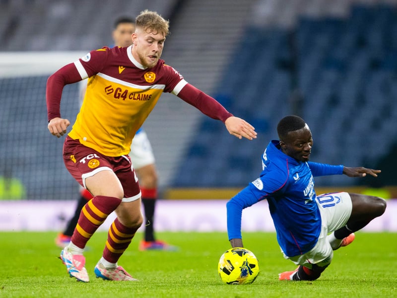 The young Motherwell wing-back has enjoyed a breakthrough campaign at Fir Park, and moulded himself into one of the team's most important players. He has an average rating of 6.68 for his 27 league appearances and looks set to be an important player for Michael Wimmer moving forward.