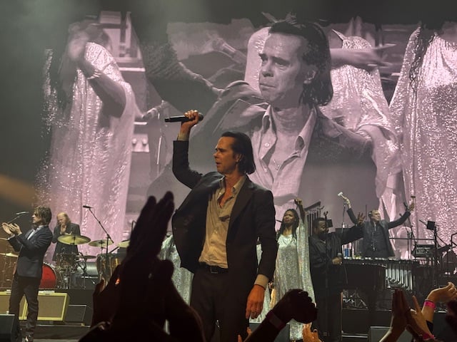Nick Cave is touring his most recent album, 'Wild God'.