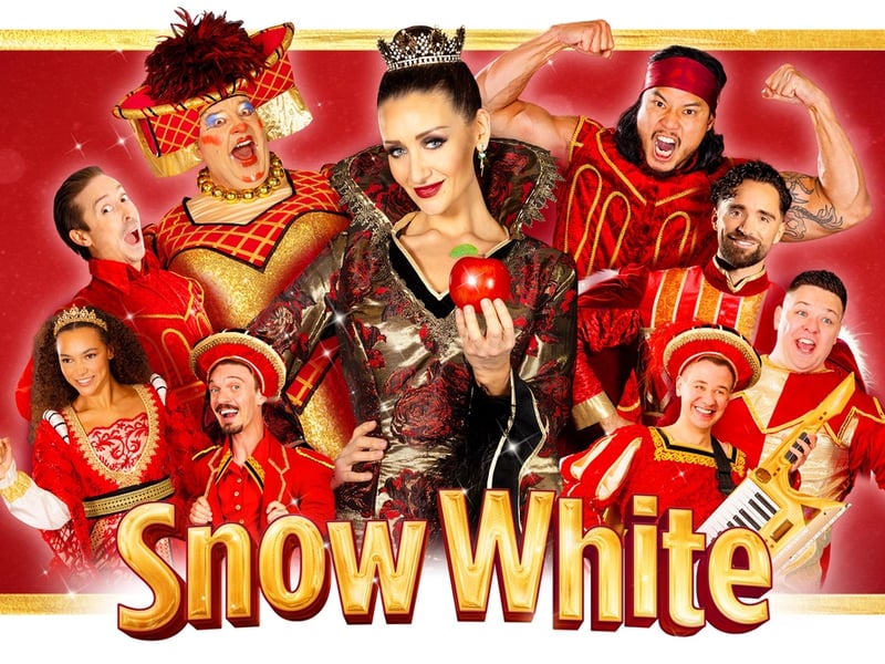 The Lyceum in Sheffield present Snow White as their pantomime this year, taking place from December 6 2024. Starring Catherine Tyldesley (Strictly Come Dancing, Coronation Street) as the Wicked Queen, Gladiator's Viper Quang Luong, Sheffield’s favourite Dame, Damian Williams and Sheffield's own, Matthew Croke, plus Marc Pickering, George Akid and Aoife Kenny.