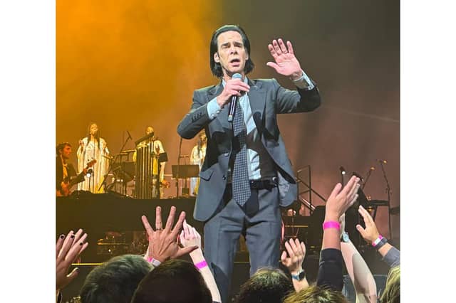 Nick Cave and the Bad Seeds played a huge concert at Glasgow's OVO Hydro this week.