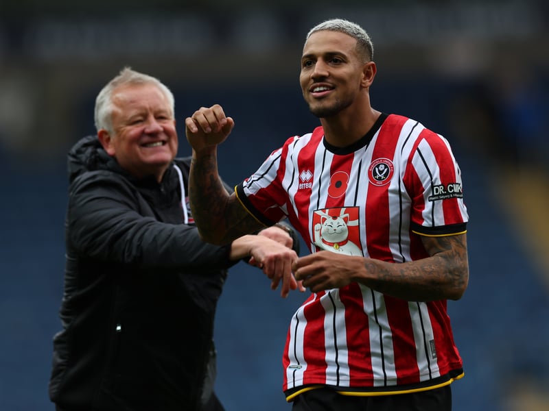 Reappeared for the second half wearing the captain's armband after Arblaster's withdrawal and helped United establish the control in the midfield that helped them get a result. Survived a late challenge from Charles which earned the Owls man a yellow card and bodied a couple of Owls players throughout the game like they were kids in the playground