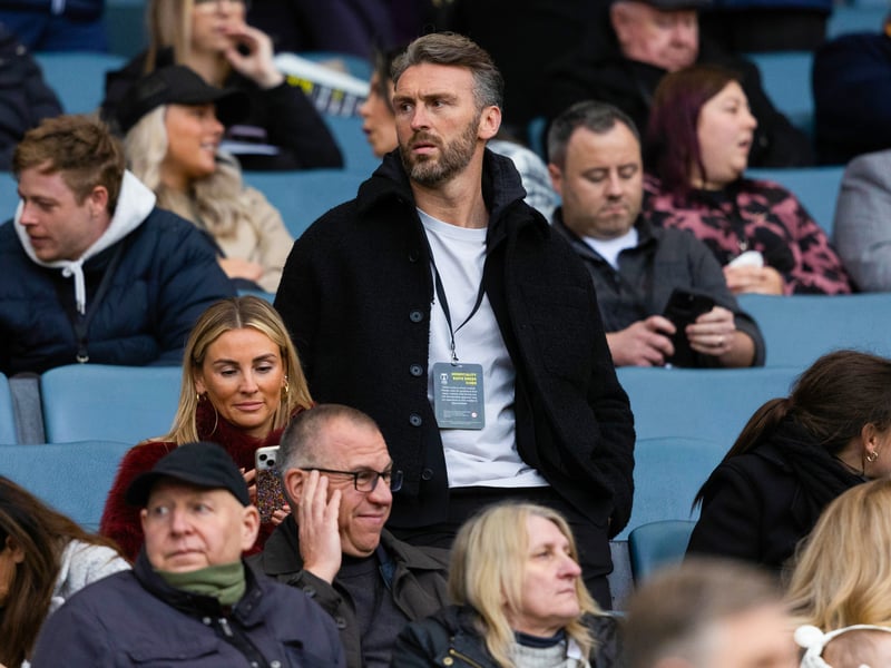 Lee Miller, father of Motherwell's captain for the day Lennon Miller, takes in the pre-game atmosphere ahead of the Premier Sports Cup semi-final.