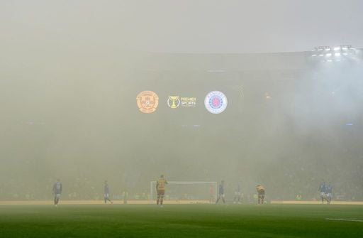 A general view of Hampden Park ahead of kick-off in the Premier Sports Cup semi-final.