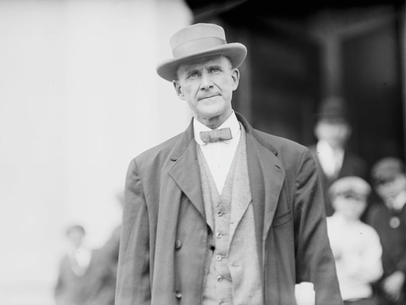 Union leader Eugene Debs ran for President five times from 1900-1912 under the banner of the Socialist Party of America. It was his last attempt that earned him a place in history, running his entire campaign from prison after being convicted of espionage. He came third behind Republican Warren G. Harding and Democrat James Cox, securing an impressive (particularly in the circumstances) 900,000 votes.