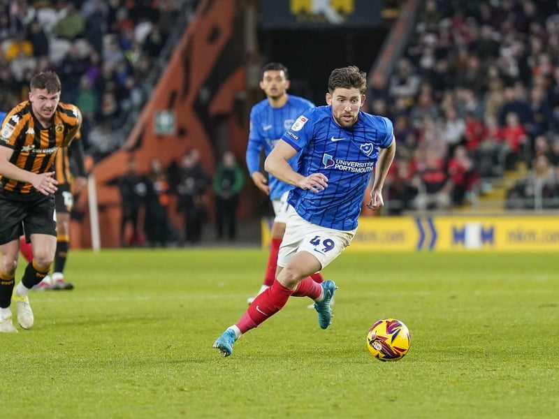Pompey’s action man with the standout performer this season again at the heart of his side’s best play. Energy clearly now so crucial to the Blues gong forward.