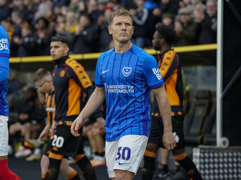 Continues to grow as the Gosport boy’s Pompey homecoming sparks to life. Energy is infectious as he puts in the kind of levels of graft which are mandatory, while matching that with the craft which has never been doubt.