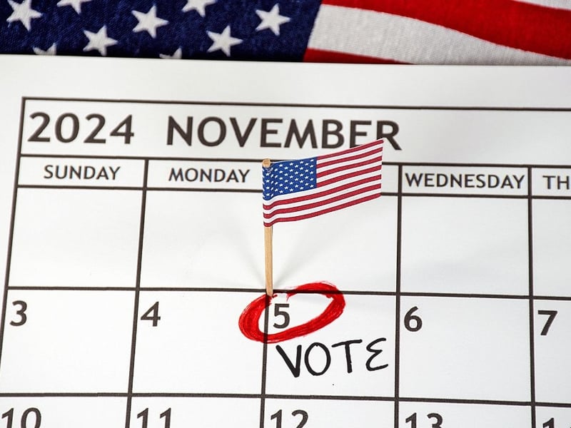 There was no fixed date for the American election until 1845 when it became law that it would be held on the first Tuesday of November. The date was picked as it was after the busy harvest season for farmers but before the weather got cold enough to cause travel difficulties