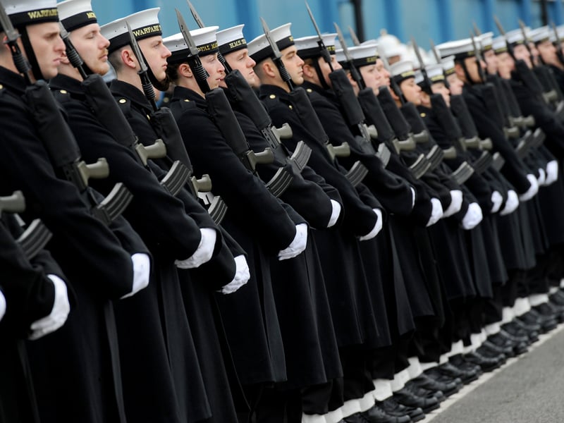 There will be 104 members of Royal Navy personnel participating at the Whitehall commemorations.
