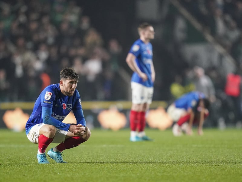 Callum Lang was Pompey's MOTM at Plymouth