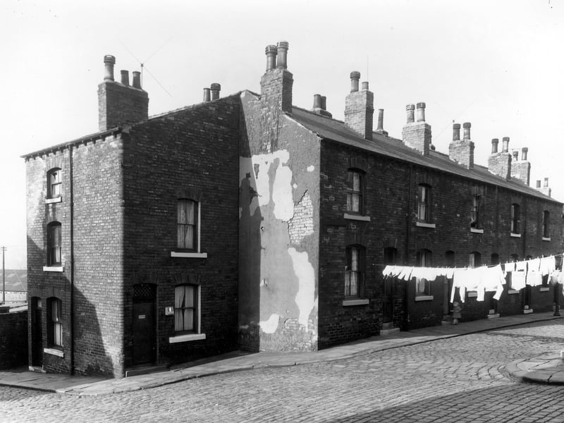 Primrose Row taken from the junction with Primrose Place in October 1958.