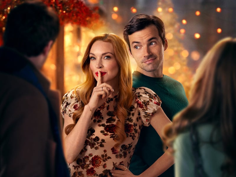 November 27 will see the release of the latest film starring queen of Christmas Lindsay Lohan. She appears alongside Ian Harding and Kristin Chenowethin the romance. After discovering their significant others are siblings, two resentful exes must spend Christmas under one roof - while hiding their romantic history.