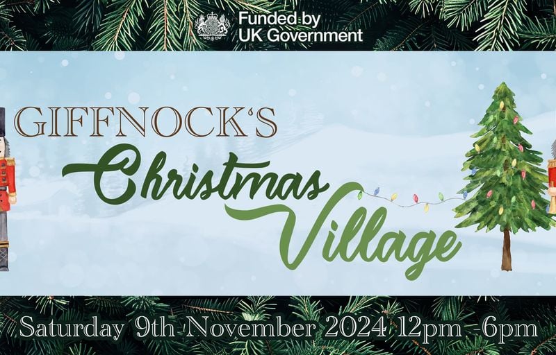 Join residents in Giffnock for a magical day filled with festive market stalls, a themed trail, street performers, live music and dance performances, Santa’s grotto, and Christmas craft activities all across Giffnock on November 9 2024.