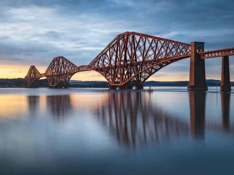 Whether you're powering over the bridge to get from point A to point B, the Forth Rail Bridge is a UNESCO World Heritage Site and a symbol of Scotland - one endorsed by the Scotsman readers who name is as one of the country's top tourist attractions.