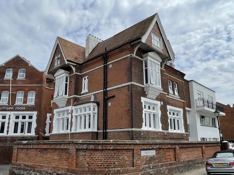 This home in Southsea comes with ten bedrooms, five reception rooms and eight bathrooms and it is up for auction with a guide price of £750,000.