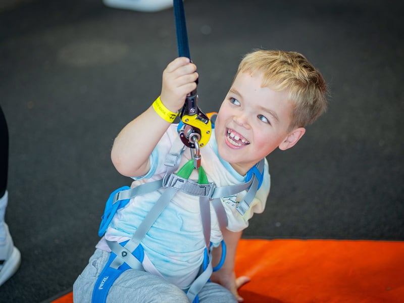 Ellis said his favourite activity was climbing at Rock Up.