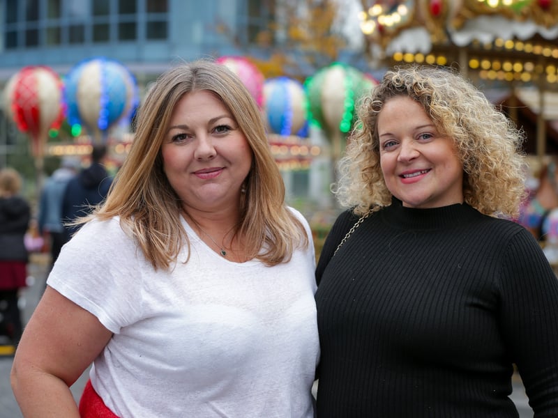 Sara Boughton, left, and Kelly Ann Annis