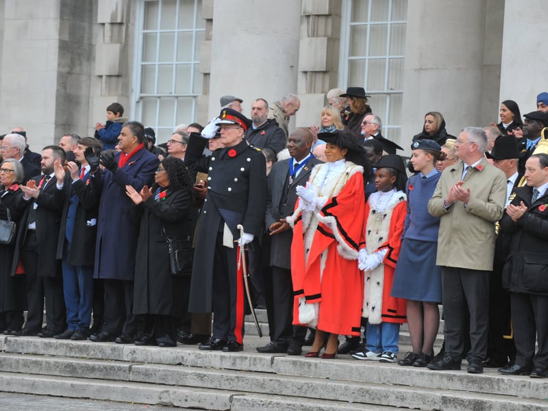 Today, the service commemorates the contribution of British and Commonwealth military and civilian men and women of two world wars and all the conflicts since 1945. 
